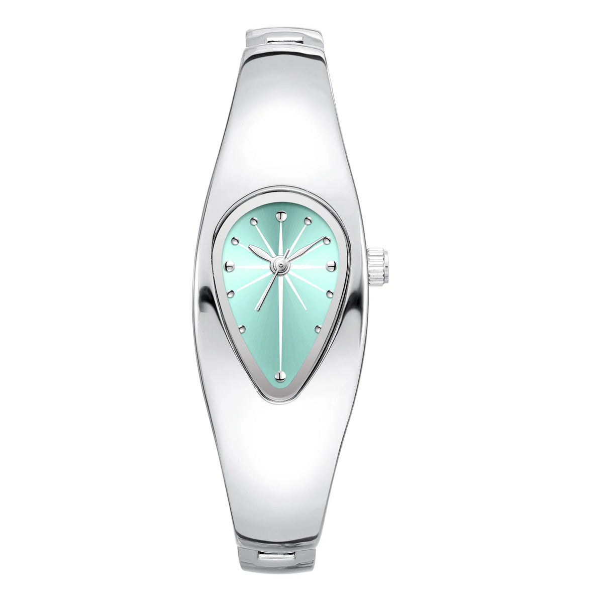 Y2K Dpecial Blade Water Drop Vintage Quartz Watch Men Women Creative Blade Design High Quality Steel Unique Bracelet Men Watch