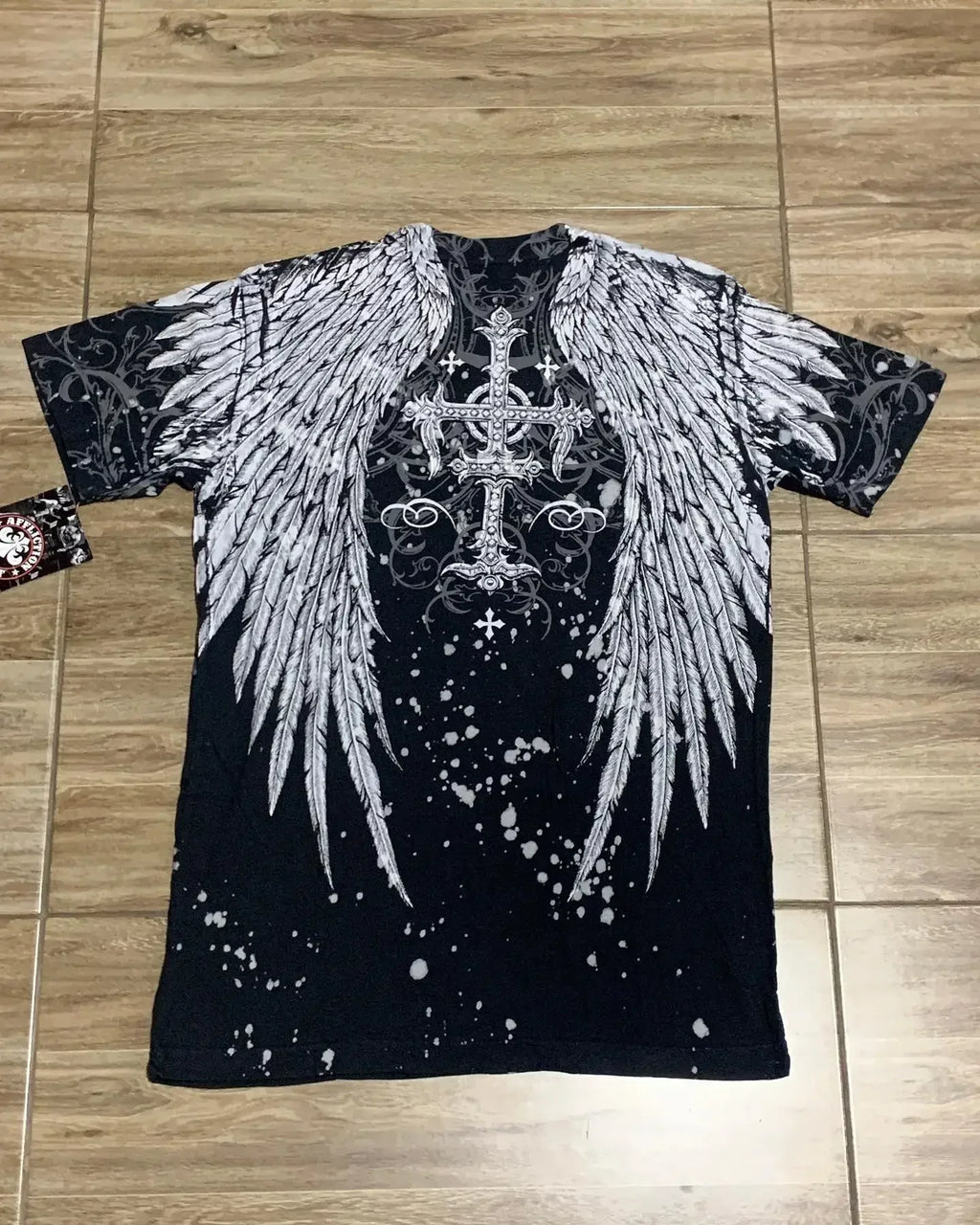 Y2K Affliction Retro T-Shirt Women Style Streetwear Tee Gothic Skull Cross Print Trendy Graphic T-Shirts