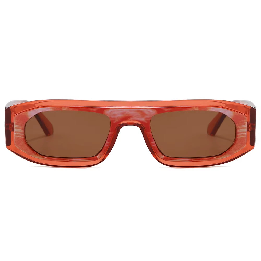 Superhot Eyewear 16604 Fashion 2026 Retro Y2K Narrow Rectangle Streetwear Shades Sunglasses for Women Men