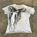 Y2K Affliction Retro T-Shirt Women Style Streetwear Tee Gothic Skull Cross Print Trendy Graphic T-Shirts