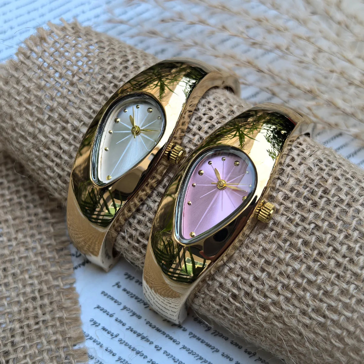 Y2K Dpecial Blade Water Drop Vintage Quartz Watch Men Women Creative Blade Design High Quality Steel Unique Bracelet Men Watch