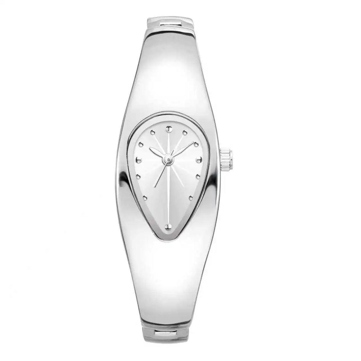 Y2K Dpecial Blade Water Drop Vintage Quartz Watch Men Women Creative Blade Design High Quality Steel Unique Bracelet Men Watch