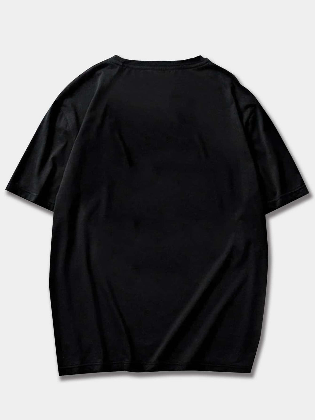 ROMWE MEN Street Life Men Cotton Figure & Slogan Graphic Y2K T-Shirt