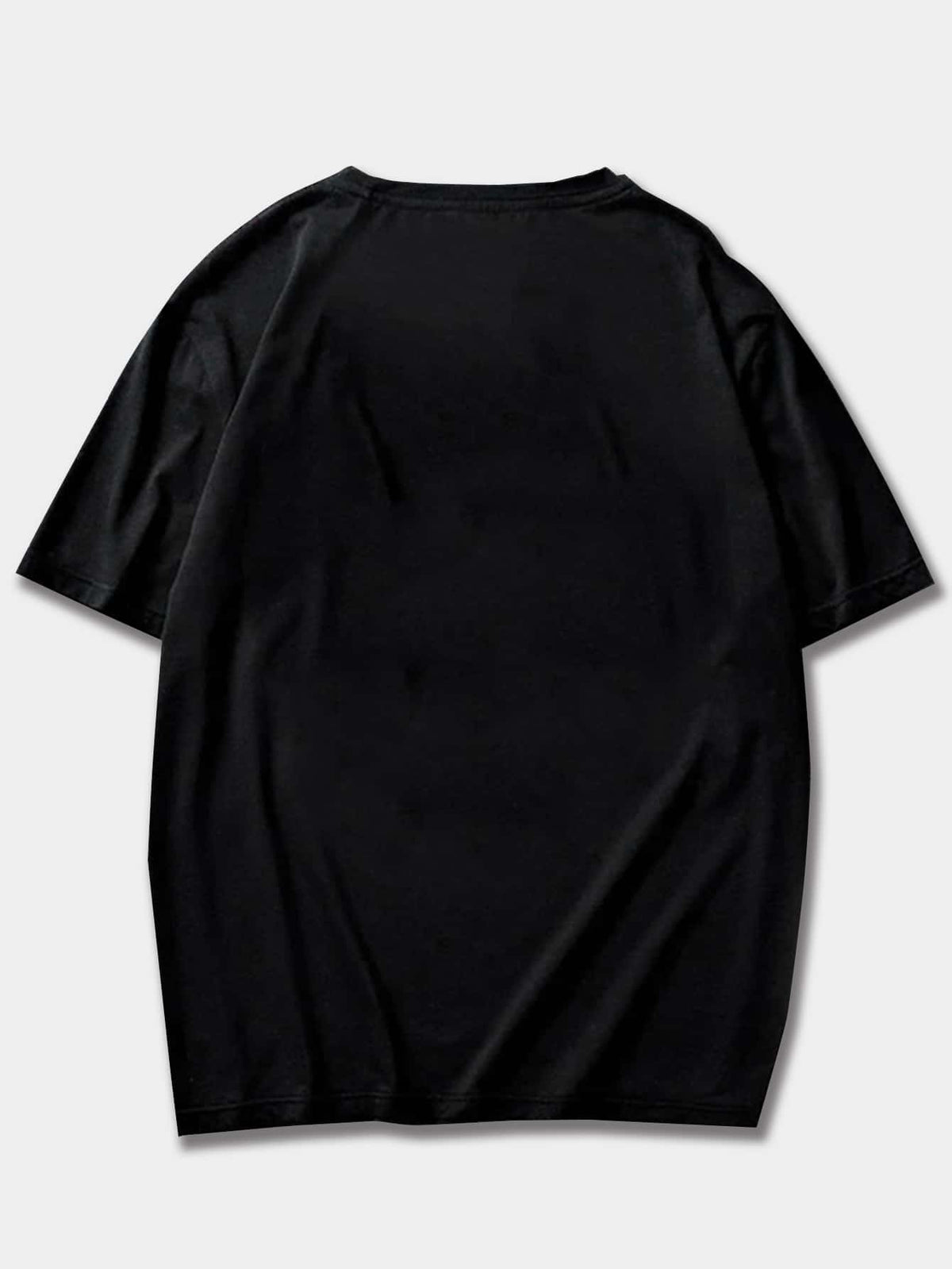 ROMWE MEN Street Life Men Cotton Figure & Slogan Graphic Y2K T-Shirt